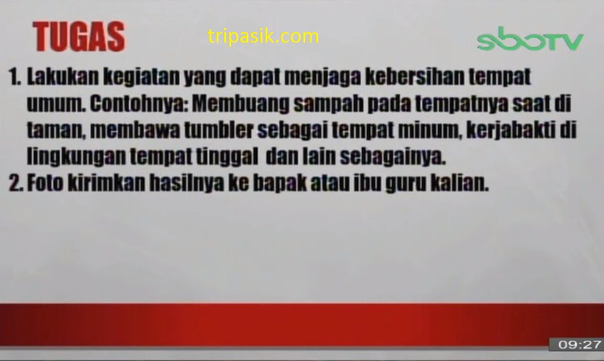 Soal dan Jawaban SBO TV 26 November 2020