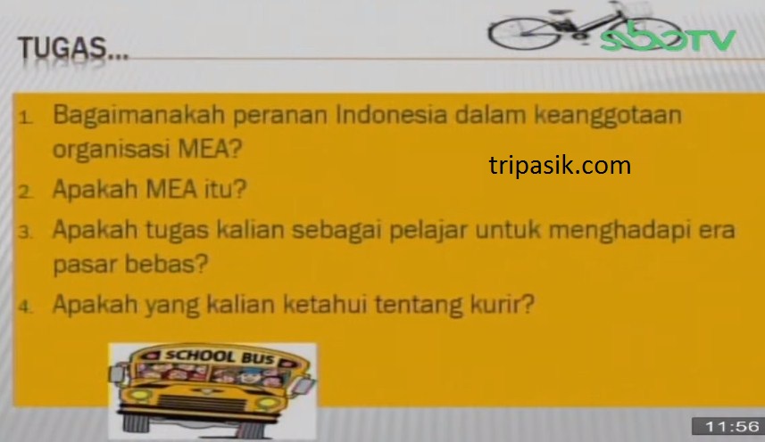 Soal dan Jawaban SBO TV 26 November SD Kelas 6