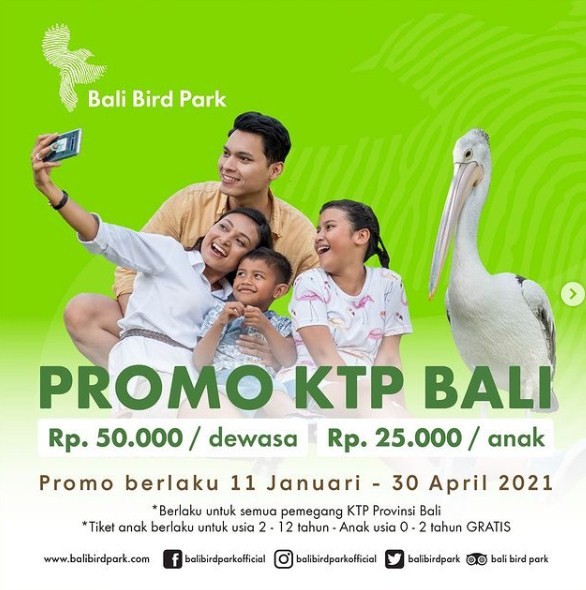 Promo Tiket Bali Bird Park
