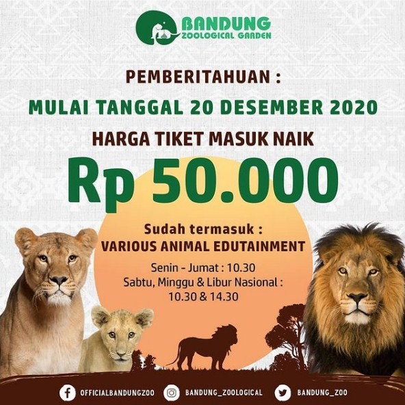 Tiket Bandung Zoo