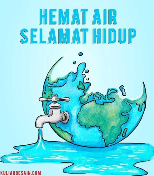 Poster "Dampak Siklus Air Bagi Kehidupan"