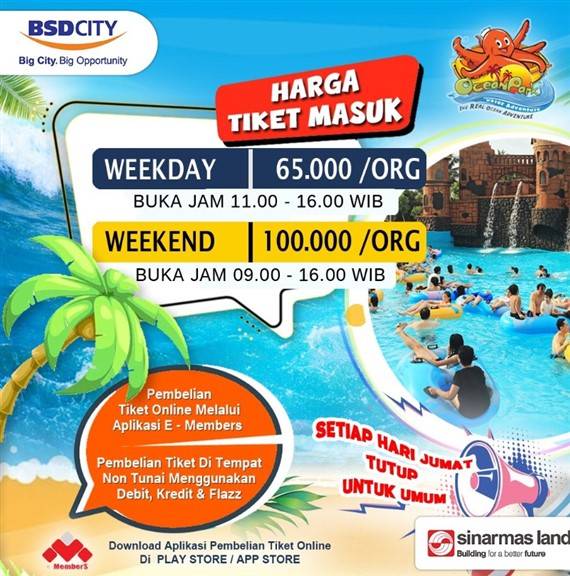 OCEAN PARK BSD Tiket Masuk 2023 & Info Wahana Terbaru